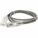 Add-on Addon 10ft Gray Cat 6 Slim Pvc Ethernet Cable Snagless Clear-claw Rj-45 M/m