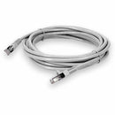 Add-on Addon 20ft White Cat 6 Shielded Pvc Ethernet Cable Snagless Easy Clear Boot Rj-4