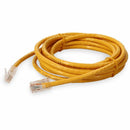 Add-on 5ft Yellow Cat 6 Pvc Ethernet Cable Non-booted Rj-45 M/m