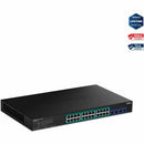 Trendnet Inc 28-port Gigabit Web Smart Poe+ Switch With 10g Sfp+ Slots