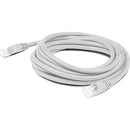 Add-on 3ft White Cat 6 Shielded Pvc Ethernet Cable Snagless Easy Clear Boot Rj-45 M/m