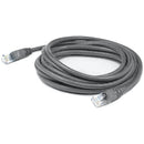 Add-on 5ft Gray Cat 6 Shielded Pvc Ethernet Cable Snagless Easy Clear Boot Rj-45 M/m