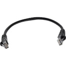 Add-on 10ft Black Cat 6 Pvc Ethernet Cable Snagless Bubble Boot Rj-45 M/m