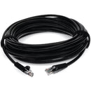 Add-on 20ft Black Cat 6 Pvc Ethernet Cable Snagless Bubble Boot Rj-45 M/m
