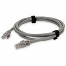 Add-on 4ft Gray Cat 6a Pvc Ethernet Cable Snagless Bubble Boot Rj-45 M/m