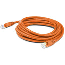 Add-on 4ft Orange Cat 6 Pvc Ethernet Cable Snagless Bubble Boot Rj-45 M/m