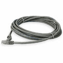 Add-on 14ft Gray Cat 5e Pvc Ethernet Cable Snagless Bubble Boot Rj-45 M/m