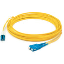 Add-on 2m Sc To Lc Yellow Os2 Duplex Ofnp (plenum-rated) Smf Fiber Patch Cable