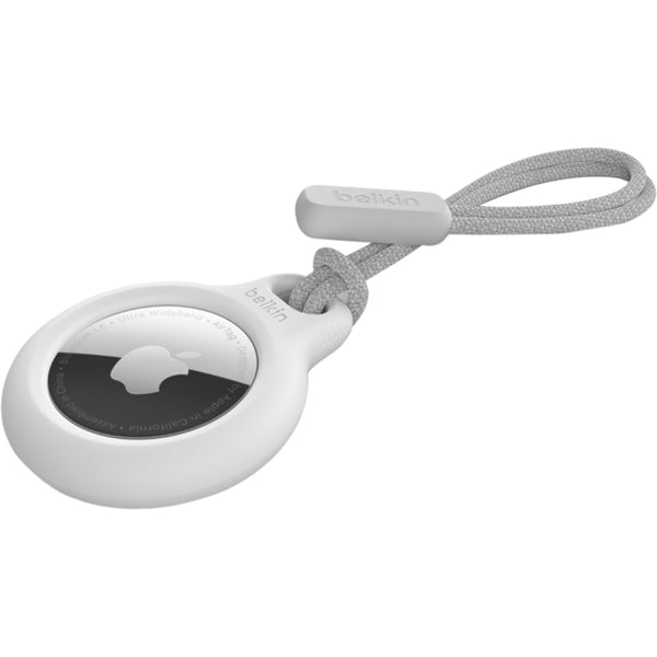 Belkin International Inc Secure Holder With Strap For Airtag - White