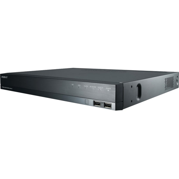 Hanwha Vision 8k Nvr (intel Based), 4tb Raw, 8 Channels With 8 Poe/poe+ Ports (poe Budget 100w