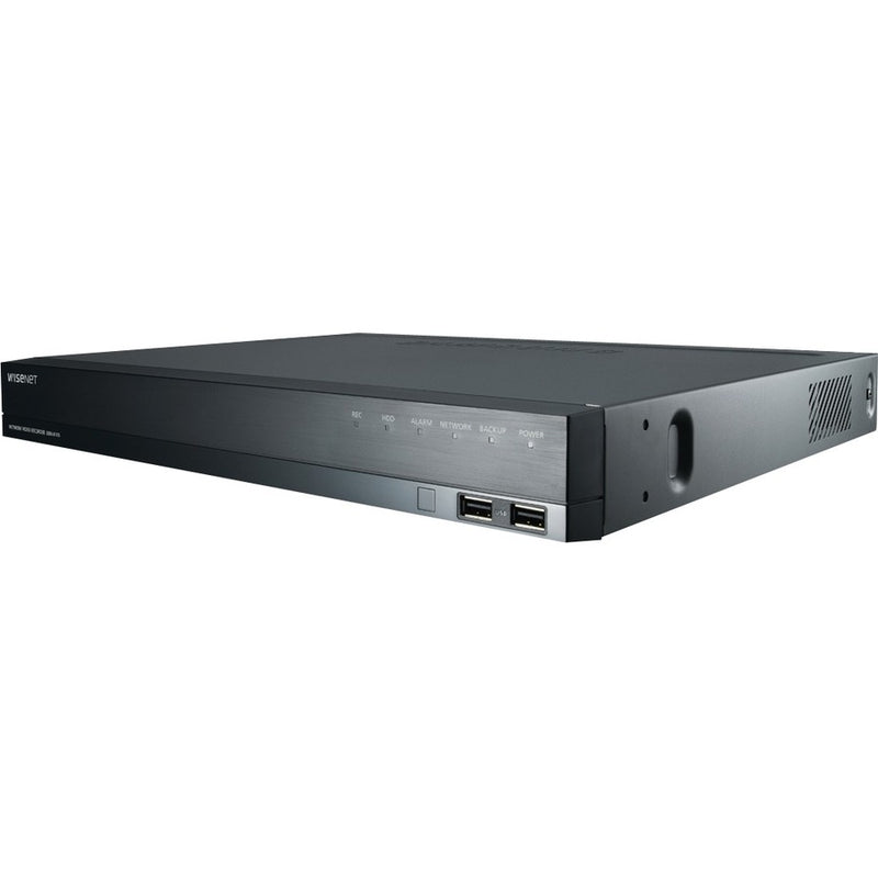 Hanwha Vision 8k Nvr (intel Based), 4tb Raw, 8 Channels With 8 Poe/poe+ Ports (poe Budget 100w