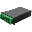 Add-on Addon 4-bay Cassette 24-fiber 12 Duplex Cs In, 12 Alc Duplex Out, Single-mode Du