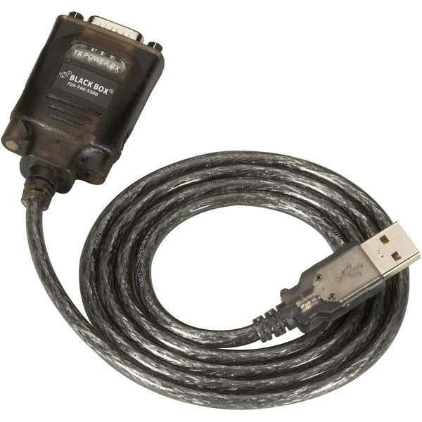 This Black Box Usb To Rs232 Converter Allows You To Connect A Non-usb Rs232 Db9