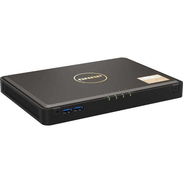 Qnap Inc Qnap Tbs-464 4-drive Nasbook. Intel 4-core Process, Burst Up To 2.9ghz, 8gb Ddr