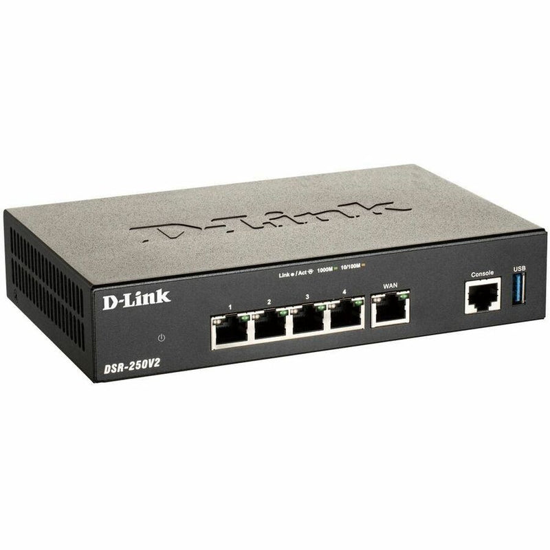 D-link Systems D-link Dsr-250v2 Unified Services Vpn Router. Advanced Routing, Vlan And Ipsec/p