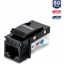 Trendnet Inc Trendnet Tc-k50c6bk - Cat6 Keystone Jack, Black 50-pack - 90 Degree Angle Termin