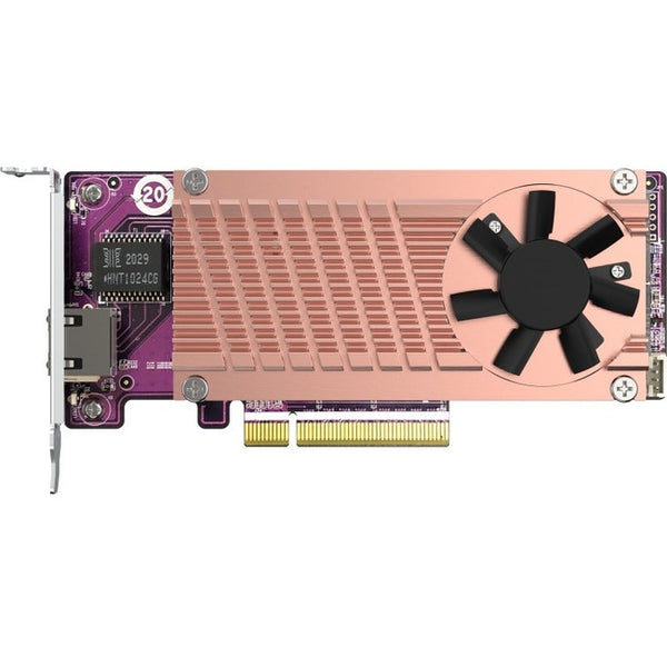 Qnap Inc Qm2 Series, 2 X Pcie 2280 M.2 Ssd Slots, Pcie Gen3 X 8 , 1 X Aqc113c 10gbe Nbase