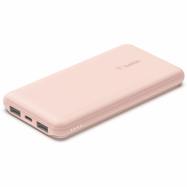 Belkin International Inc 10k Power Bank, Usb-a & C 15w, Rose Gold