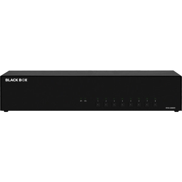 Black Box Secure Kvm Switch - 8-port, Dual-monitor, Displayport, Cac, Taa