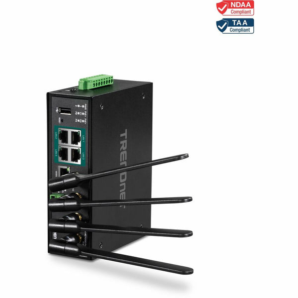 Trendnet Inc Industrial Ac1200 Wireless Gigabit Poe+ Router