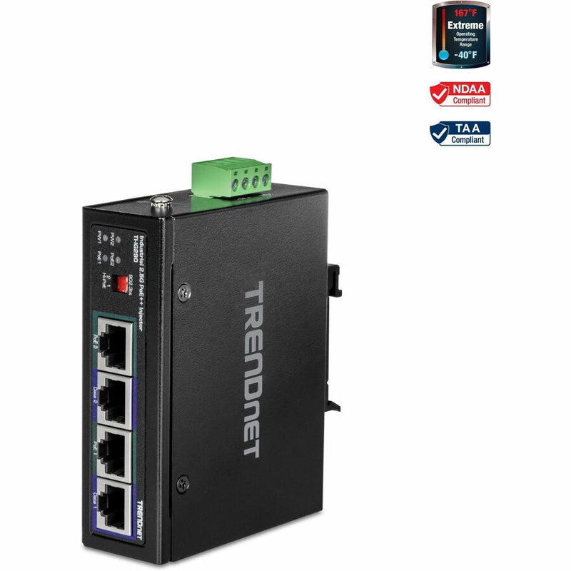 Trendnet Inc 95w 2-port Industrial 2.5g Poe