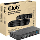 Club 3d B.v Csv-1382 Is A High Performance Hdmi Kvm (keyboard Video And Mouse) Switch. Route