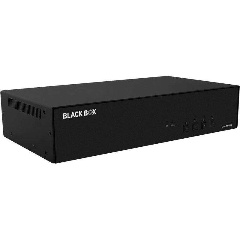 Black Box Secure Kvm Switch - 4-port, Dual-monitor, Flexport Hdmi/displayport, Cac, Taa