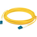 Add-on Addon 95m Lc To Lc Yellow Os2 Duplex Ofnr (riser-rated) Smf Fiber Patch Cable