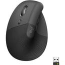 Logitech Lift Left Vertical Ergonomic Mouse - Graphite