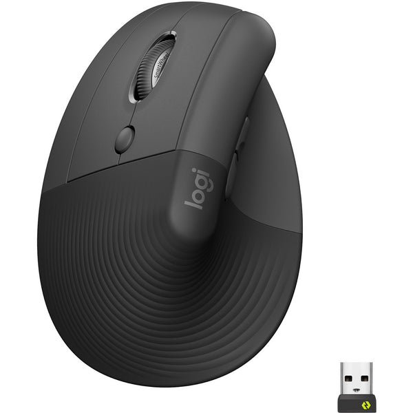 Logitech Lift Left Vertical Ergonomic Mouse - Graphite