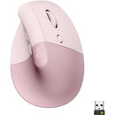 Logitech Lift Vertical Ergonomic Mouse -  Rose