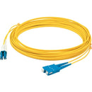 Add-on Addon 3m Sc To Lc Yellow Os2 Duplex Ofnp (plenum-rated) Smf Fiber Patch Cable