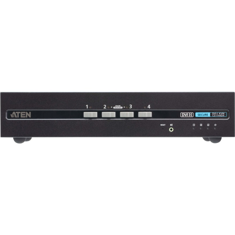Aten 4-port Usb Dvi Dual Display Pp4.0 Secure Kvm