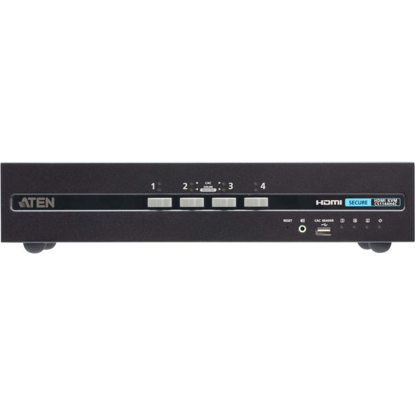 Aten 4-port Usb Hdmi Dual Display Pp4.0 Secure Kvm W/ Cac Support