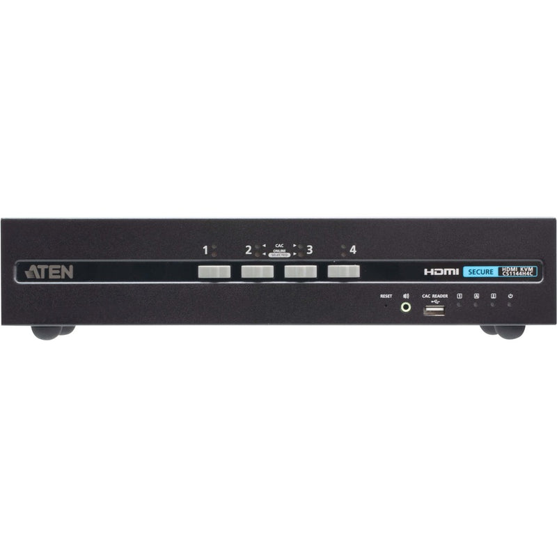 Aten 4-port Usb Hdmi Dual Display Pp4.0 Secure Kvm W/ Cac Support