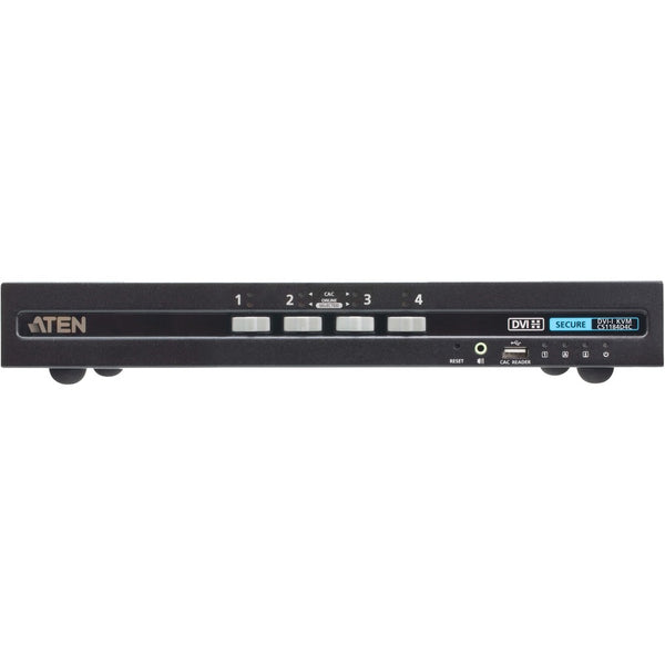 Aten 4-port Usb Hdmi Singlel Display Pp4.0 Secure Kvm W/ Cac Support