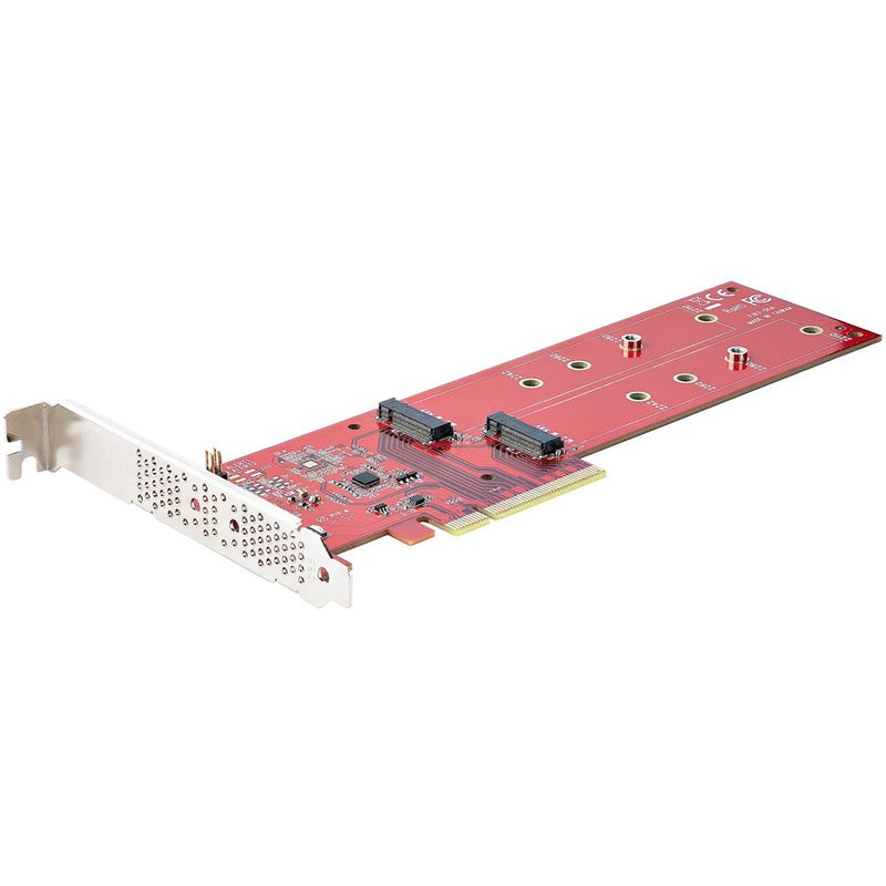 Startech Dual M.2 Pcie Ssd Adapter, Nvme / Ahci