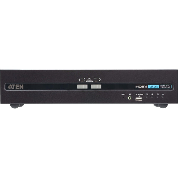 Aten 2-port Usb Hdmi Dual Display Pp4.0 Secure Kvm W/ Cac Support