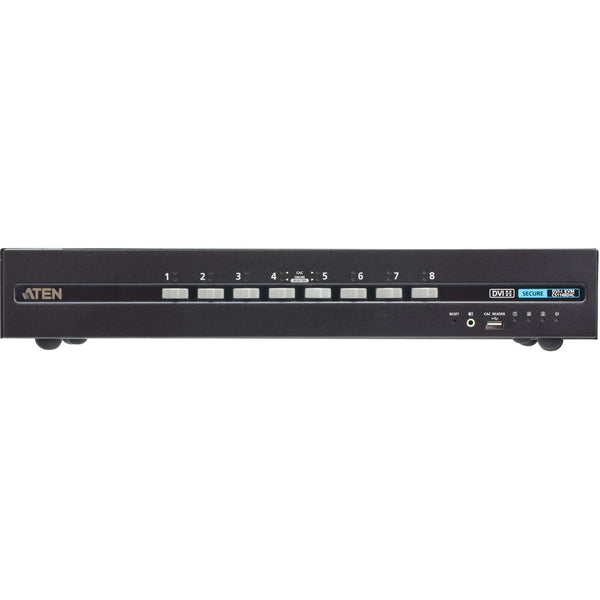 Aten 8-port Usb Dvi Dual Display Pp4.0 Secure Kvm W/ Cac Support