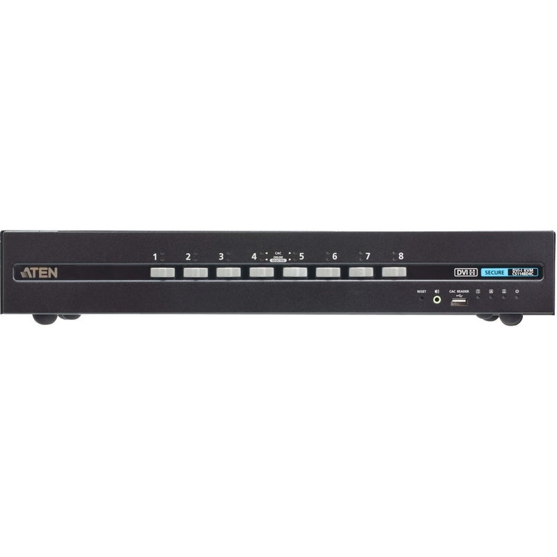 Aten 8-port Usb Dvi Dual Display Pp4.0 Secure Kvm W/ Cac Support