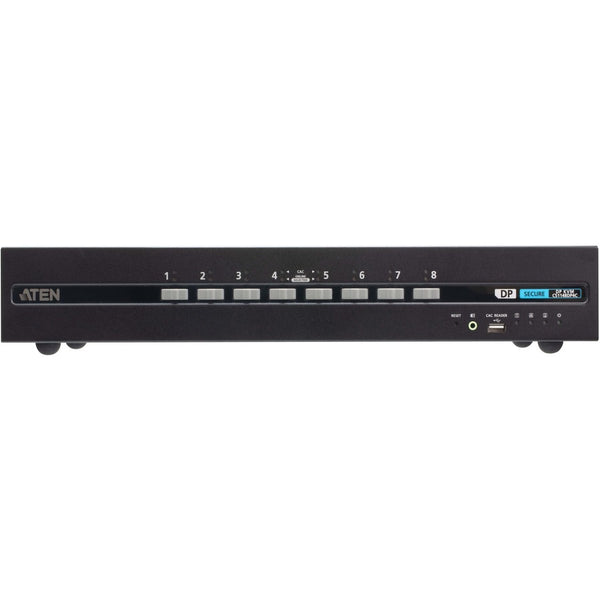 Aten 8-port Usb Dp Dual Display Pp4.0 Secure Kvm W/ Cac Support