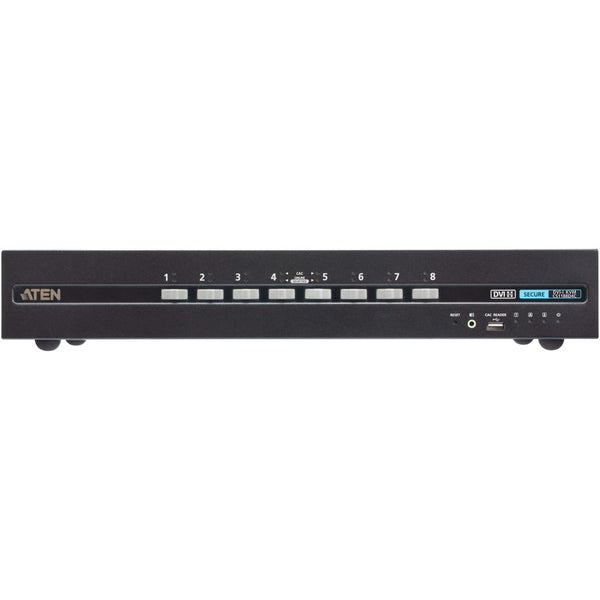 Aten 8-port Usb Dvi Single Display Pp4.0 Secure Kvm W/ Cac Support