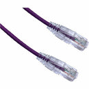 Axiom 6in Cat6 Bendnflex Ultra-thin Snagless Patch Cable 550mhz (purple)