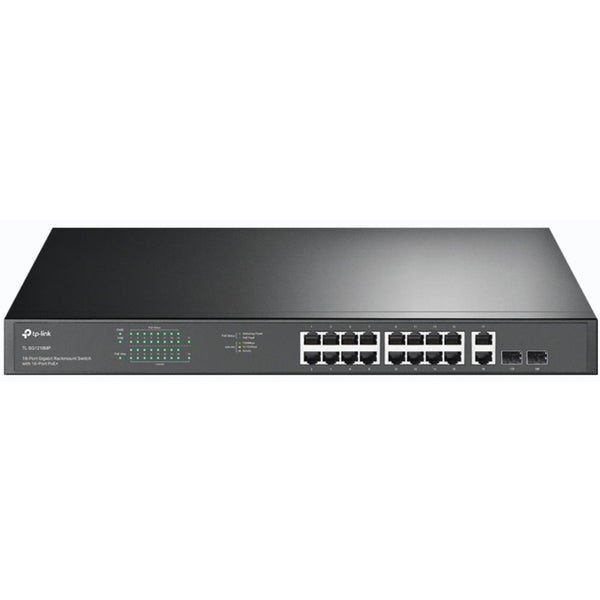 Tp-link Usa Corporation 18port Gigabit Rackmount  Switch With 16port Poe+  Port: 16gigabit Poe+ Ports, 2