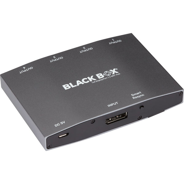 Black Box 4 Port Displayport Mst Hub, 4k, Power Cable
