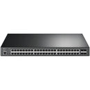 Tp-link Usa Corporation Jetstream 48-port Gigabit And 4-port 10ge Sfp+ L2+ Managed Switch With 48-port P