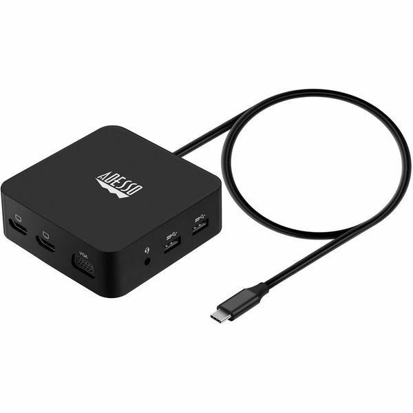 Adesso Expand Your Laptop S Connection Port With This Usb Type - C Multiport Docking St