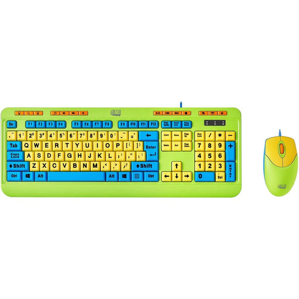 The Adesso Kids Keyboard Combo Offers 2 Funny & Colorful Input Devices. These De