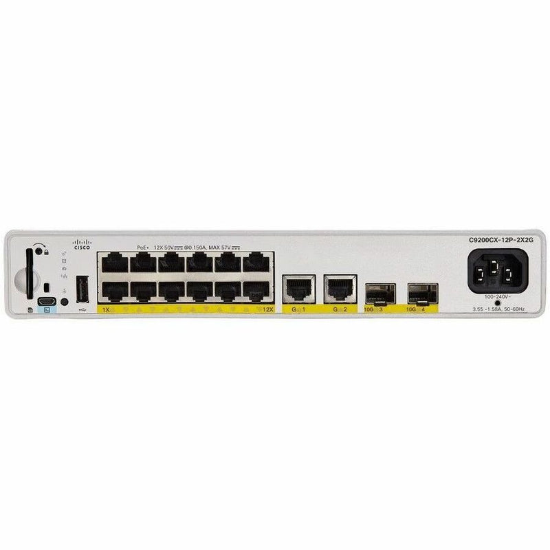 Cisco Systems Catalyst 9000 Compact Switch 12 Port Poe+, 240w, Adv