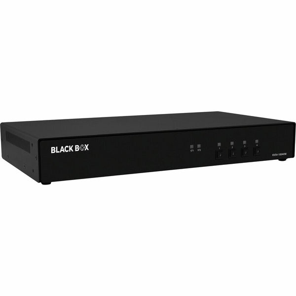 Black Box Niap4 Secure Kvm Switch, 4 Port Single Head Dp W/mst If Outside Tape Is Broken,